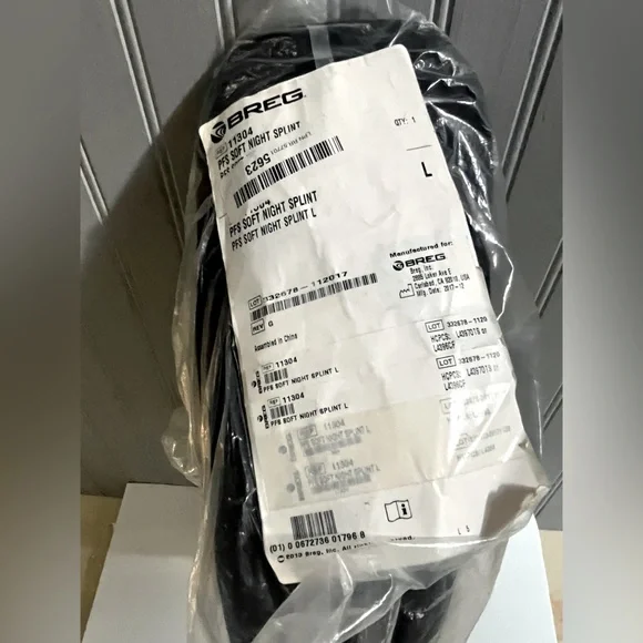 Breg Plantar Fascitis Soft Night Splint Size Large Adjustable Right Or Left NWT - Picture 8 of 13